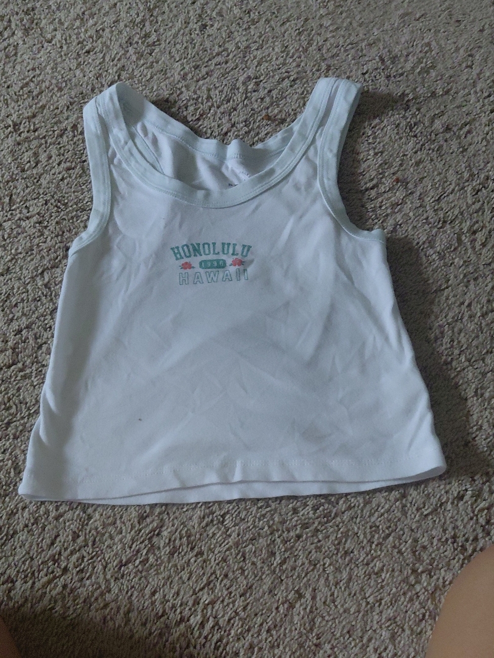 Pacsun Womens Honolulu Hawaii Cropped Tank Top Size Medium